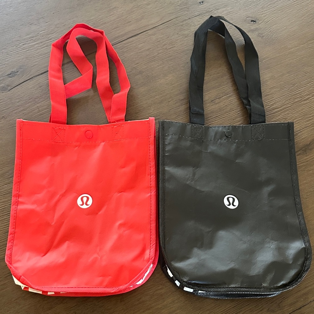 lululemon athletica Red and Black Mini Bags